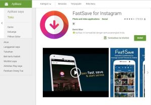 Aplikasi Download Video & Foto Instagram Fastsave